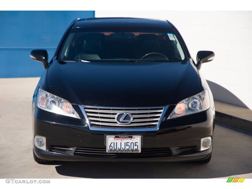 2012 ES 350 - Obsidian Black / Black photo #7