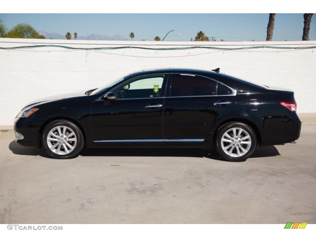 2012 ES 350 - Obsidian Black / Black photo #8