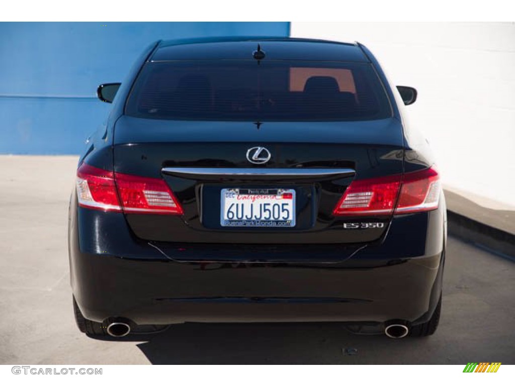 2012 ES 350 - Obsidian Black / Black photo #9