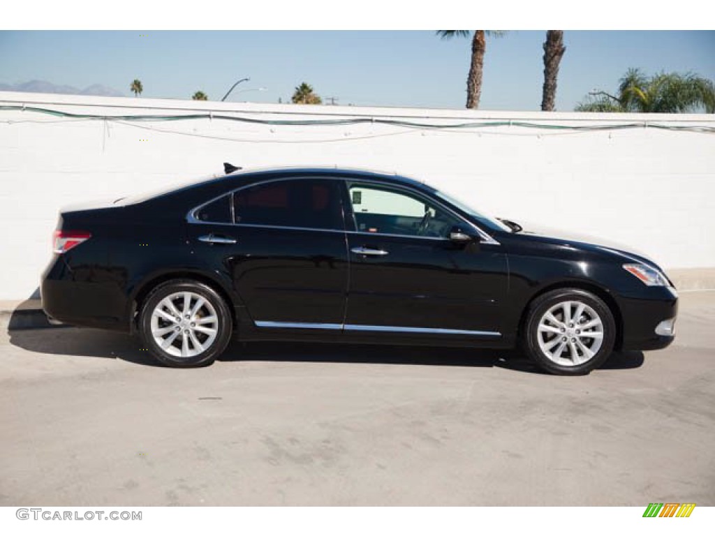 2012 ES 350 - Obsidian Black / Black photo #12