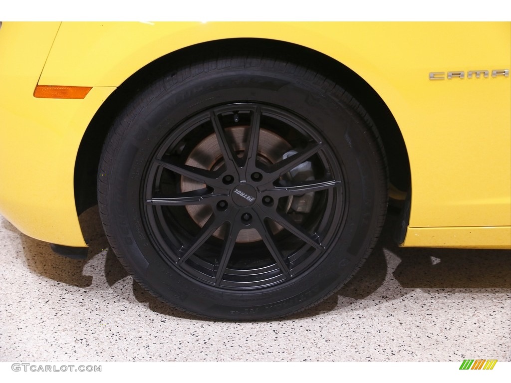 2012 Camaro LT Convertible - Rally Yellow / Black photo #18