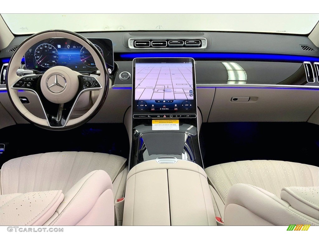 2022 S 500 4Matic Sedan - Cirrus Silver / Macchiato Beige/Magma gray photo #6