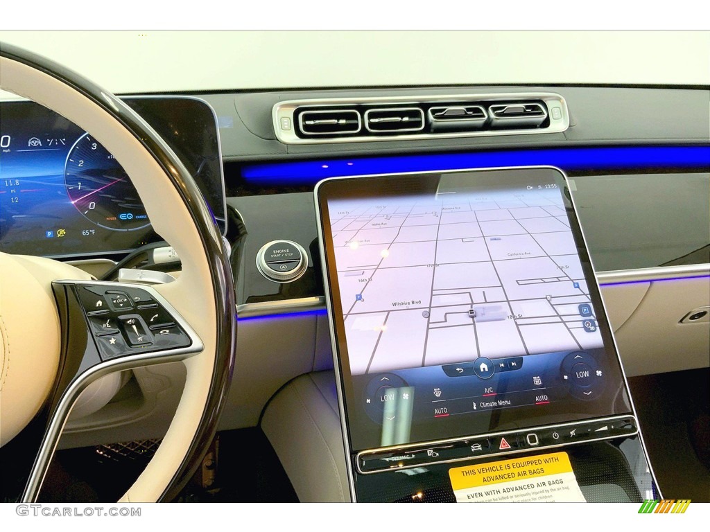 2022 Mercedes-Benz S 500 4Matic Sedan Navigation Photo #143270775