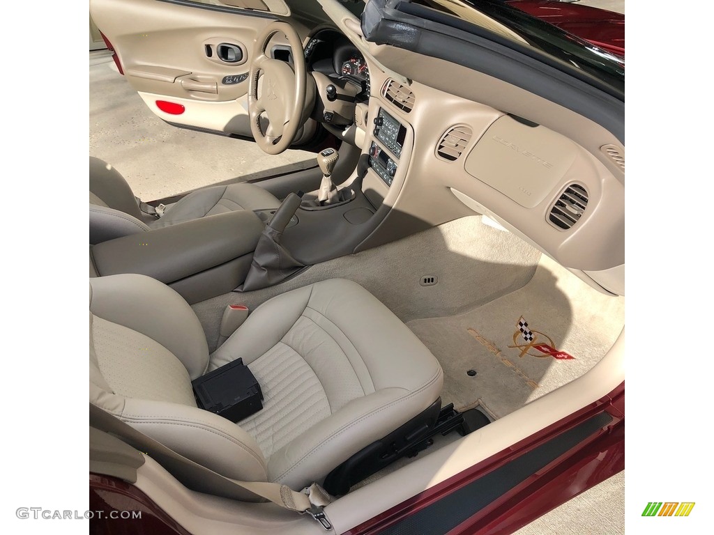 2003 Corvette Convertible - 50th Anniversary Red / Shale photo #7