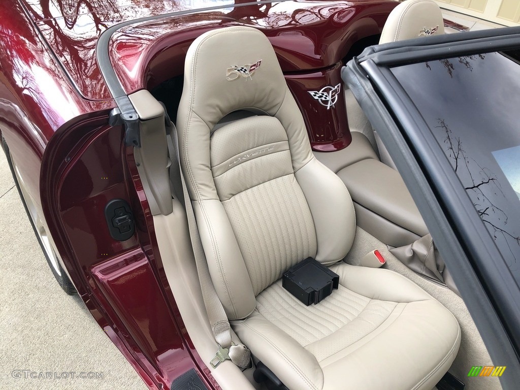 2003 Corvette Convertible - 50th Anniversary Red / Shale photo #9