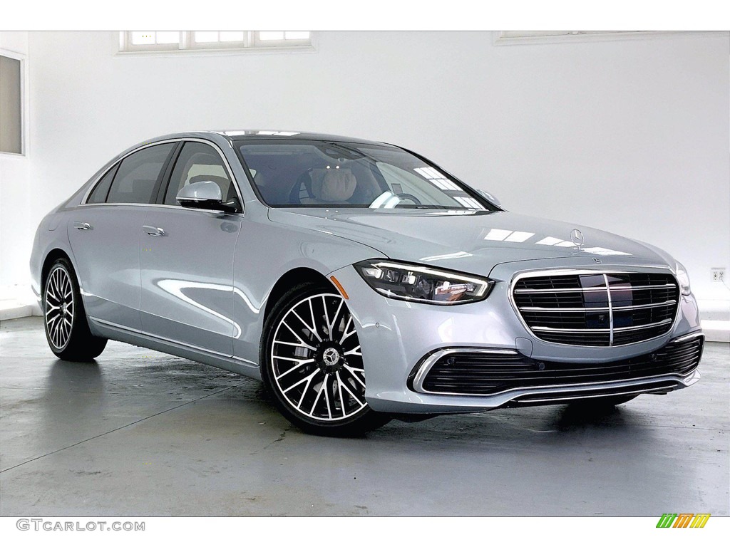 Cirrus Silver 2022 Mercedes-Benz S 500 4Matic Sedan Exterior Photo #143270908