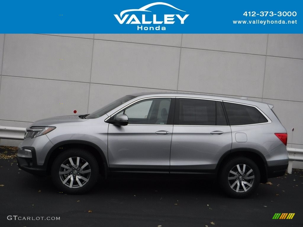2019 Pilot EX-L AWD - Lunar Silver Metallic / Gray photo #2
