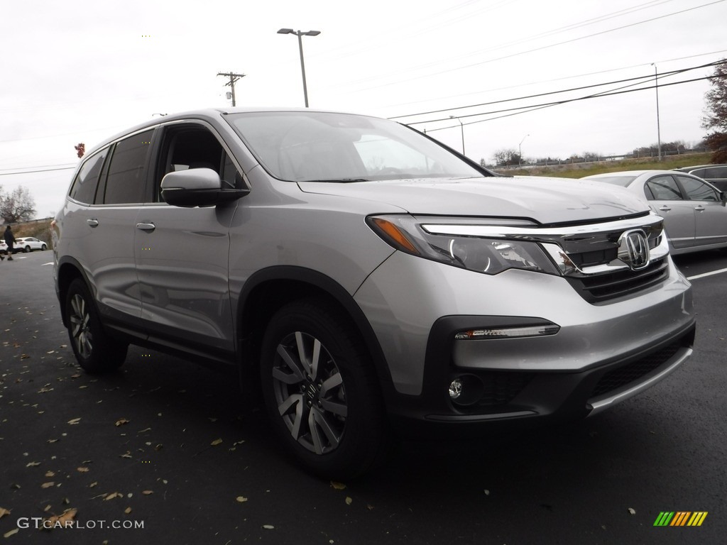 2019 Pilot EX-L AWD - Lunar Silver Metallic / Gray photo #6