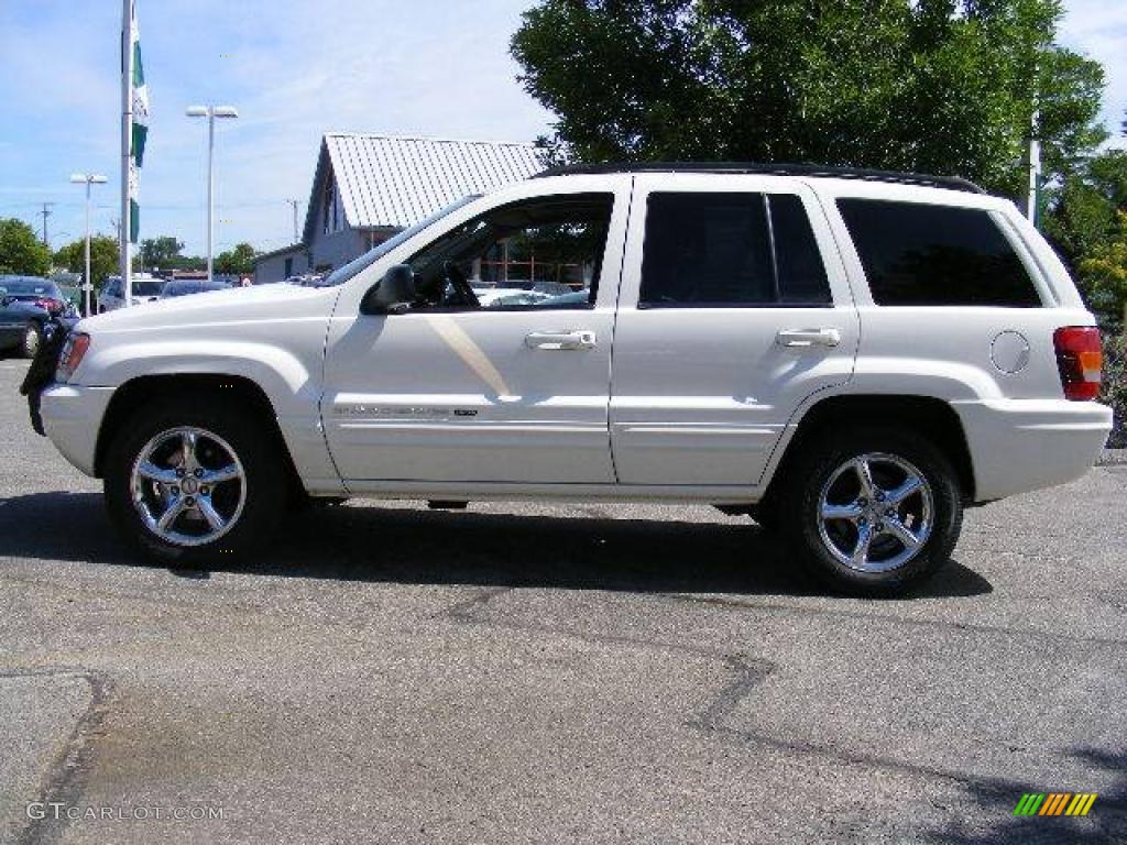 2003 Grand Cherokee Limited 4x4 - Stone White / Dark Slate Gray photo #2