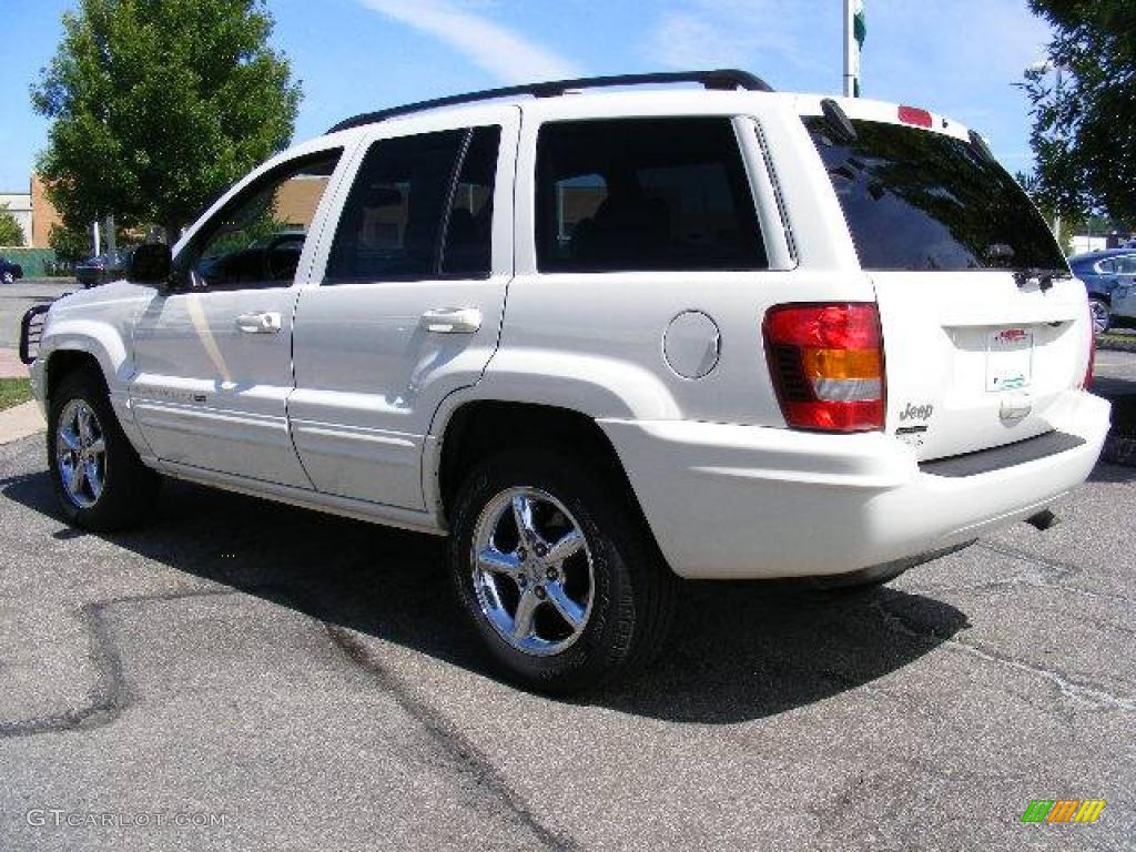 2003 Grand Cherokee Limited 4x4 - Stone White / Dark Slate Gray photo #3