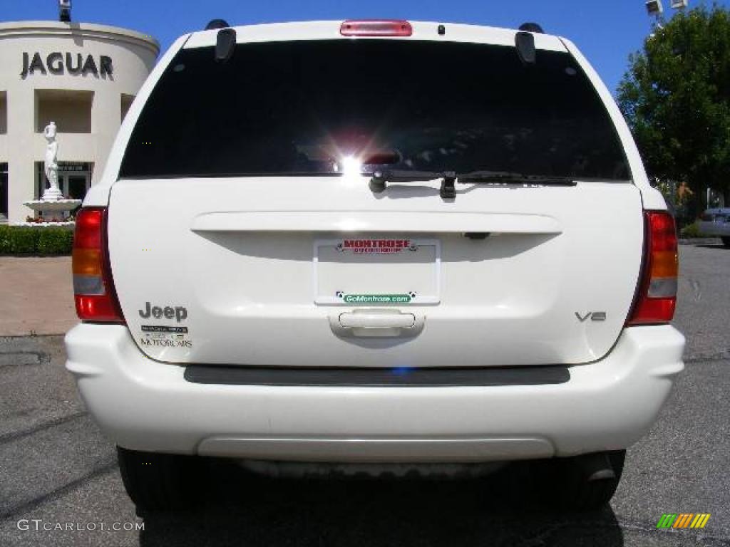 2003 Grand Cherokee Limited 4x4 - Stone White / Dark Slate Gray photo #4