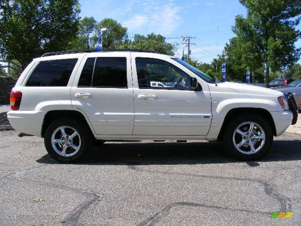 2003 Grand Cherokee Limited 4x4 - Stone White / Dark Slate Gray photo #6