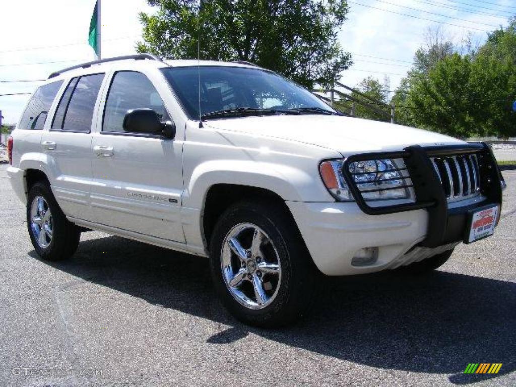 2003 Grand Cherokee Limited 4x4 - Stone White / Dark Slate Gray photo #7
