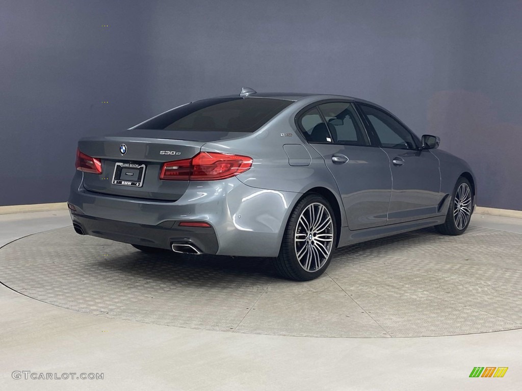 2018 5 Series 530e iPerfomance Sedan - Mediterranean Blue Metallic / Black photo #5