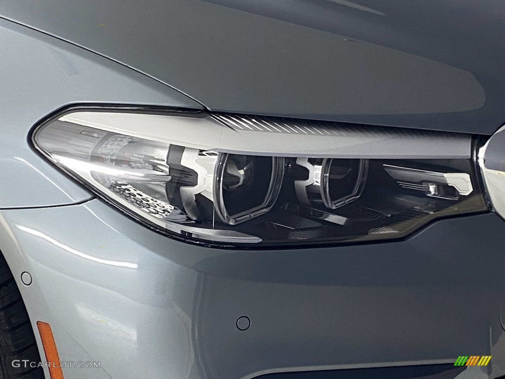 2018 5 Series 530e iPerfomance Sedan - Mediterranean Blue Metallic / Black photo #6