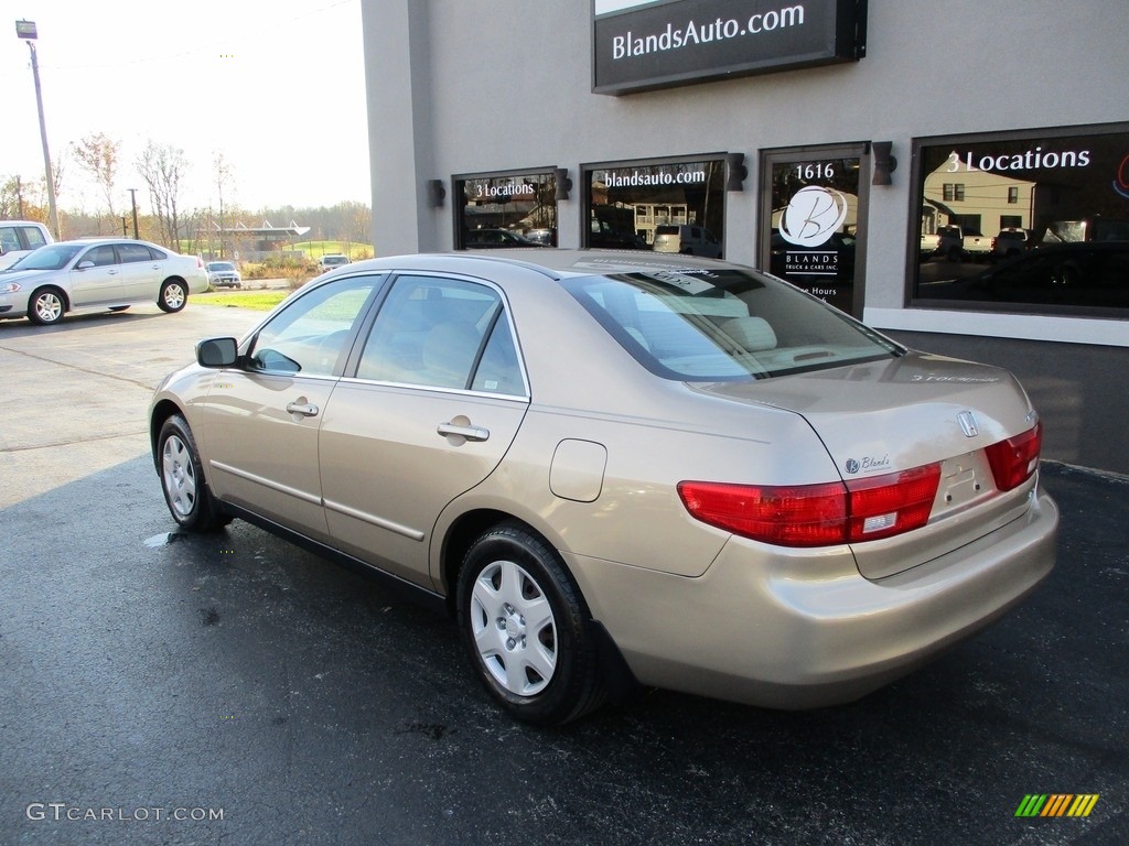 2005 Accord LX Sedan - Desert Mist Metallic / Ivory photo #3