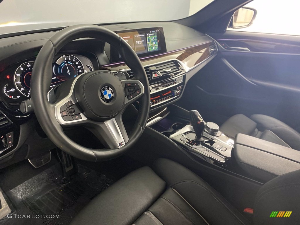 2018 5 Series 530e iPerfomance Sedan - Mediterranean Blue Metallic / Black photo #15