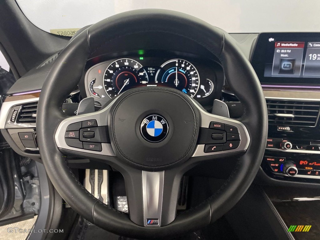 2018 5 Series 530e iPerfomance Sedan - Mediterranean Blue Metallic / Black photo #17