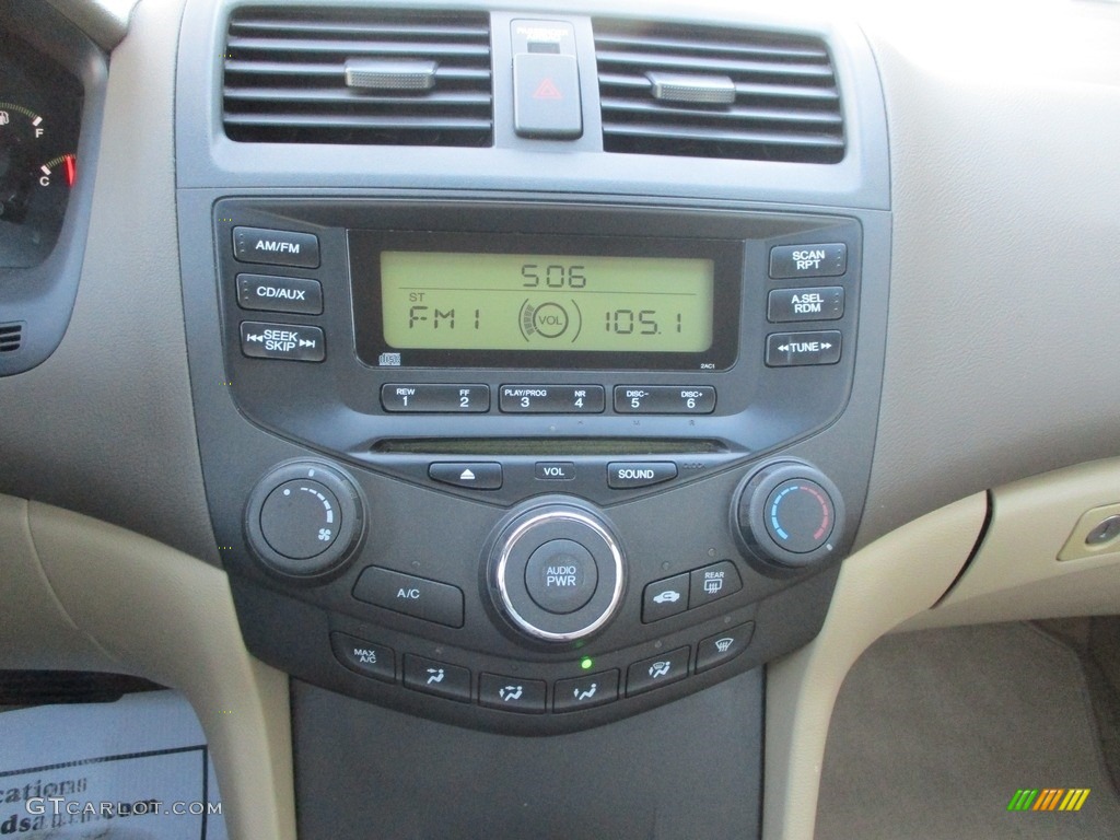 2005 Accord LX Sedan - Desert Mist Metallic / Ivory photo #11