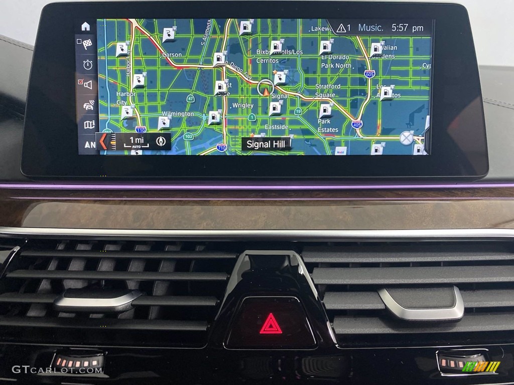 2018 5 Series 530e iPerfomance Sedan - Mediterranean Blue Metallic / Black photo #23