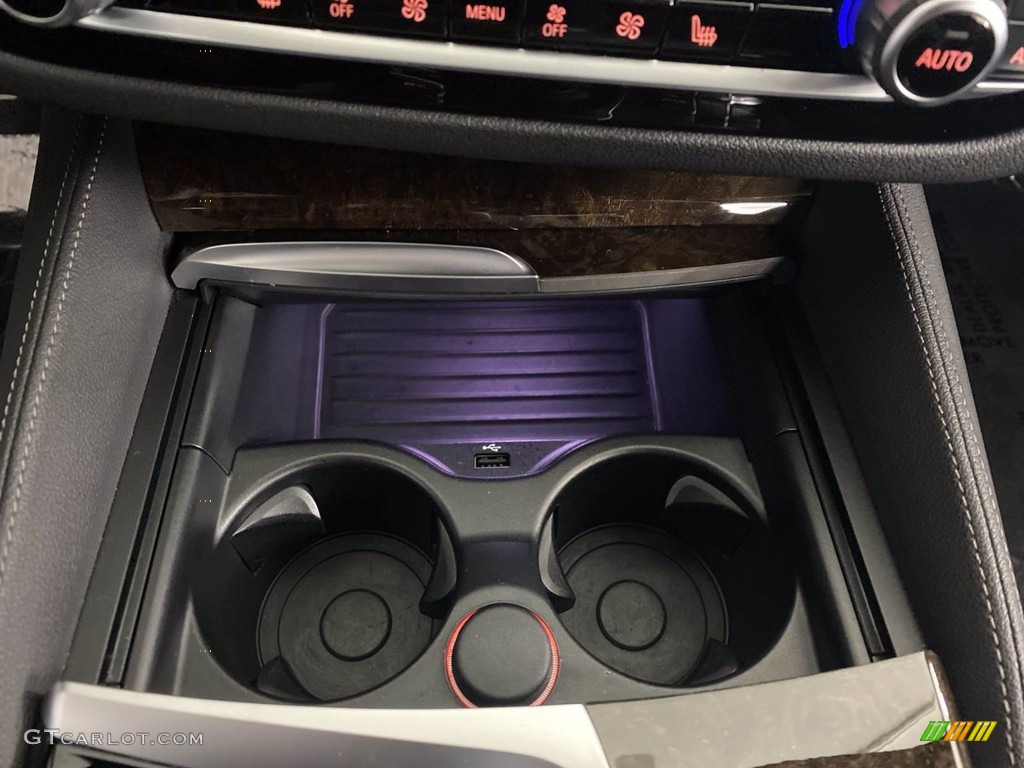 2018 5 Series 530e iPerfomance Sedan - Mediterranean Blue Metallic / Black photo #25