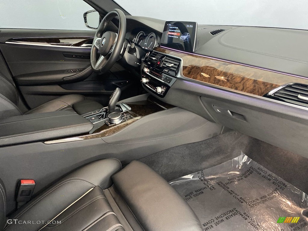2018 5 Series 530e iPerfomance Sedan - Mediterranean Blue Metallic / Black photo #32