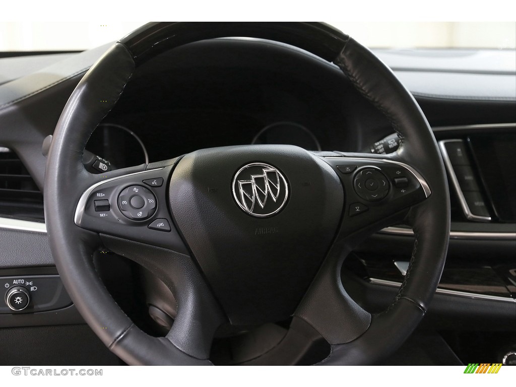 2019 Buick Enclave Avenir AWD Ebony Steering Wheel Photo #143273862