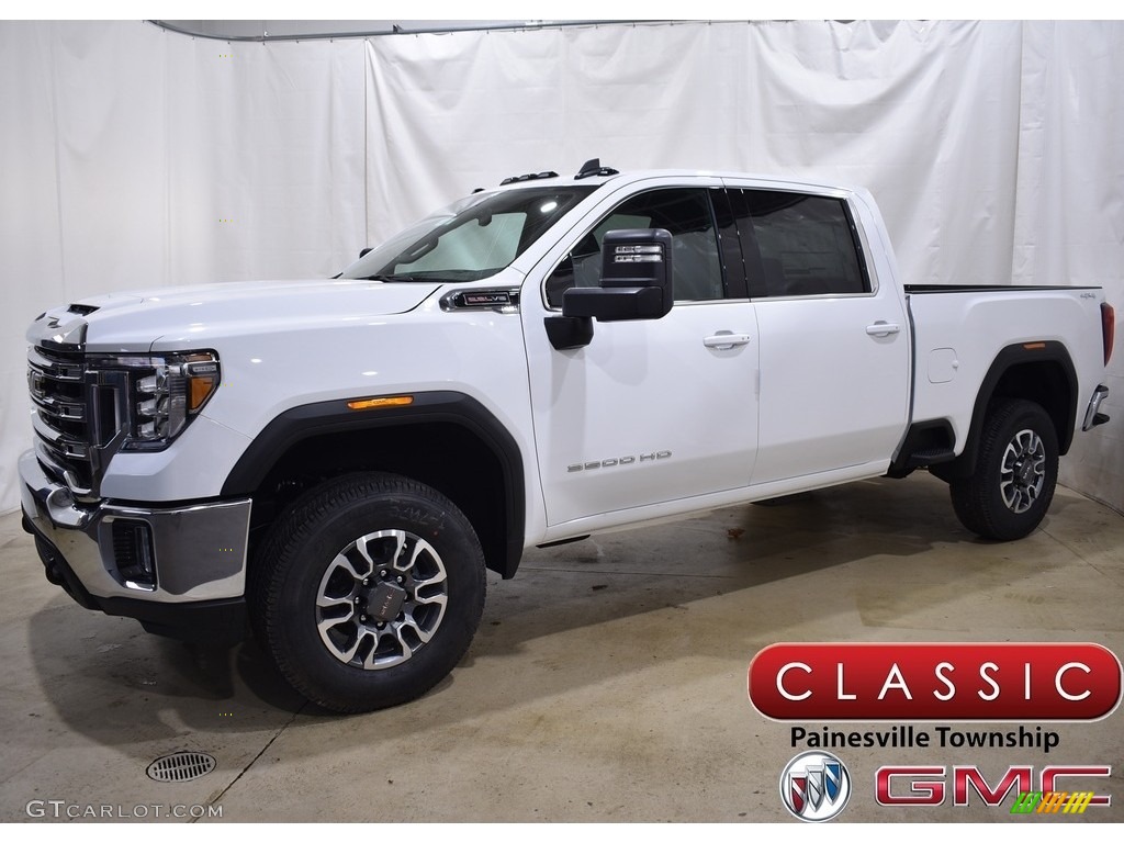 2022 Sierra 3500HD SLE Crew Cab 4WD - Summit White / Jet Black photo #1