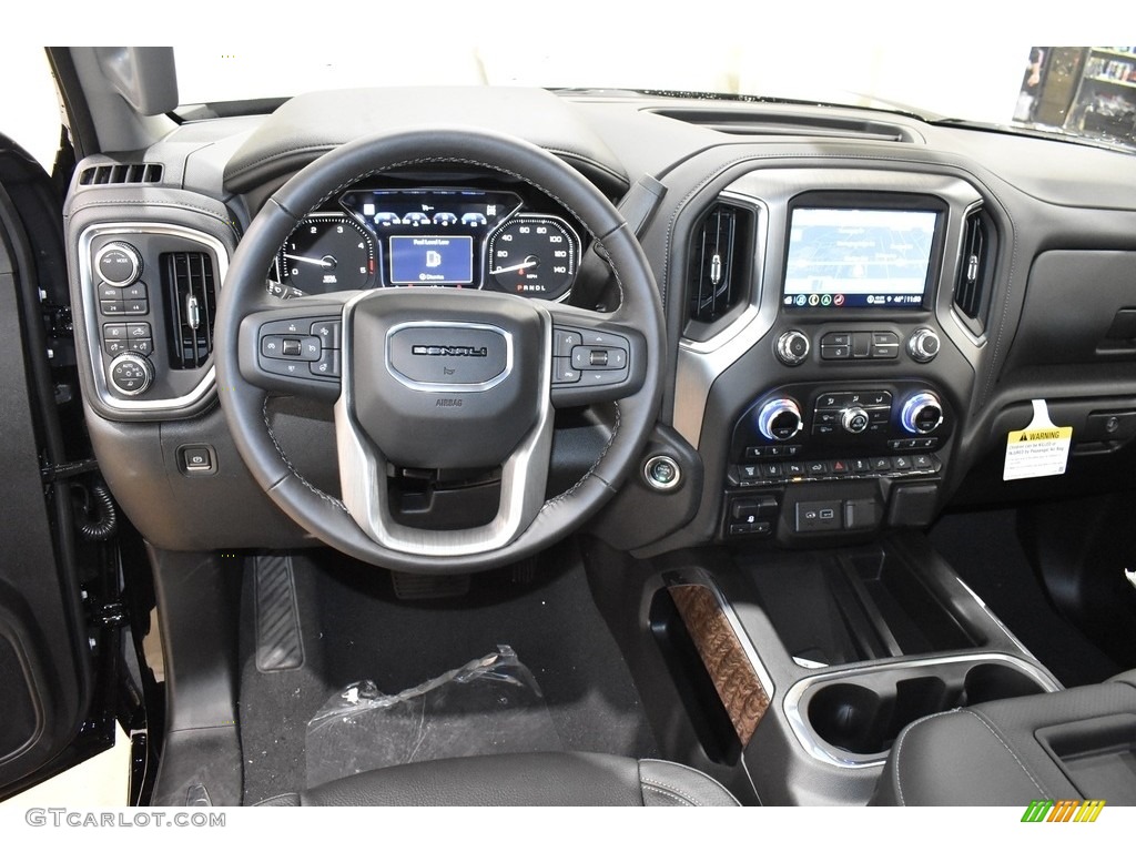 2022 GMC Sierra 2500HD Denali Crew Cab 4WD Jet Black Dashboard Photo #143274501