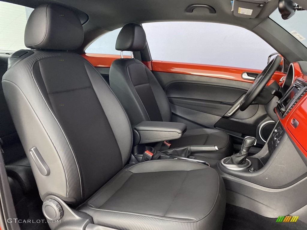 2016 Beetle 1.8T SE - Habanero Orange Metallic / Black photo #29