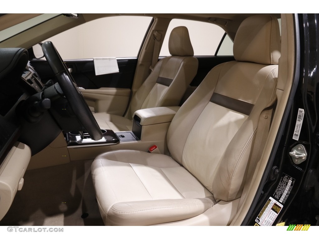 2014 Camry XLE - Attitude Black Metallic / Ivory photo #5