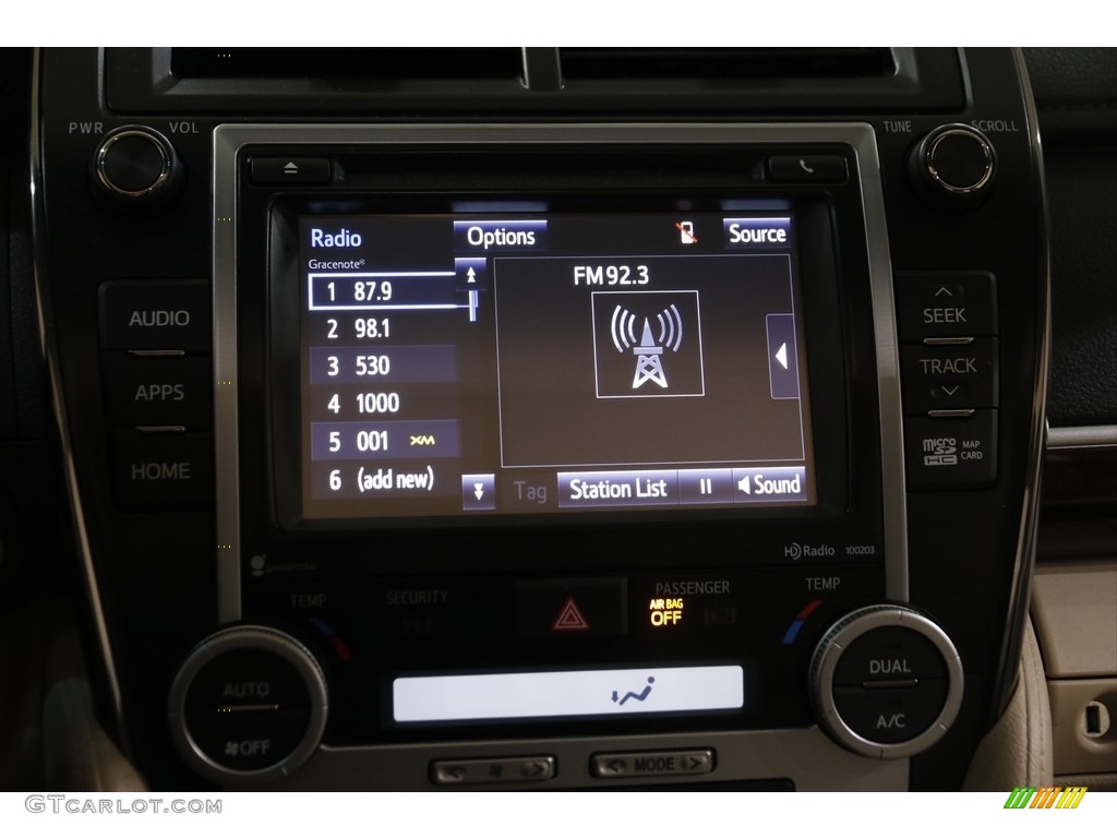 2014 Camry XLE - Attitude Black Metallic / Ivory photo #9