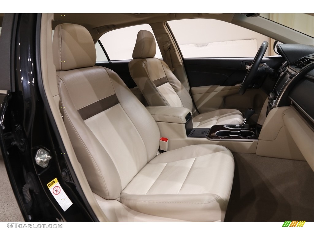 2014 Camry XLE - Attitude Black Metallic / Ivory photo #15