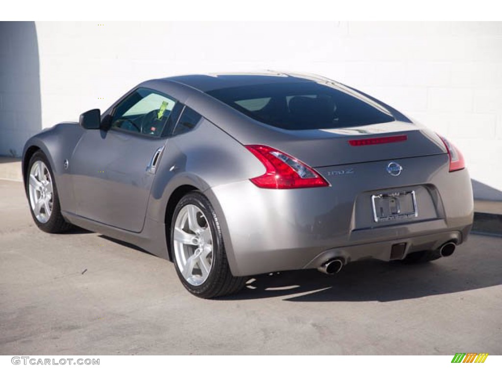 2009 370Z Coupe - Platinum Graphite / Black Cloth photo #2