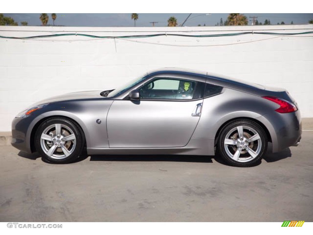 2009 370Z Coupe - Platinum Graphite / Black Cloth photo #9