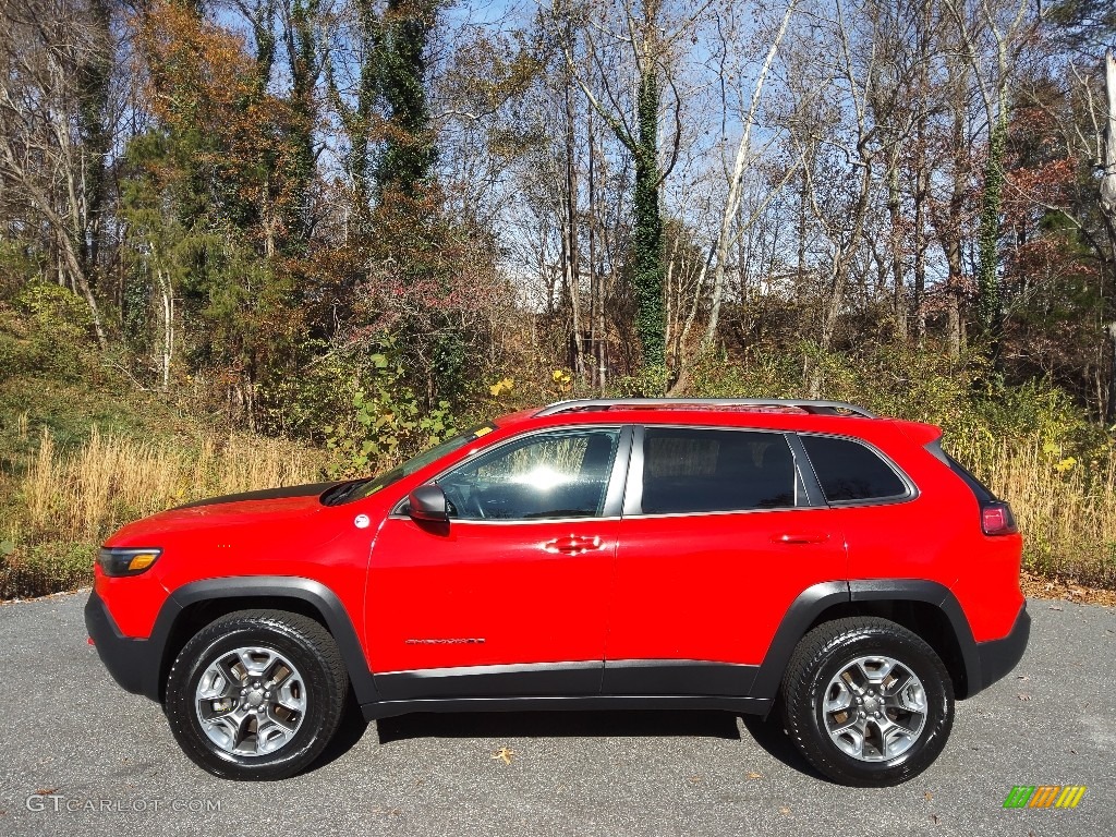 2019 Cherokee Trailhawk 4x4 - Firecracker Red / Black photo #1