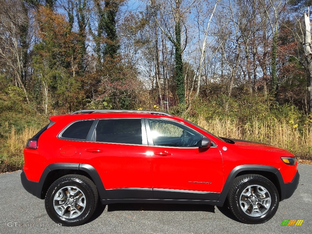 2019 Cherokee Trailhawk 4x4 - Firecracker Red / Black photo #8