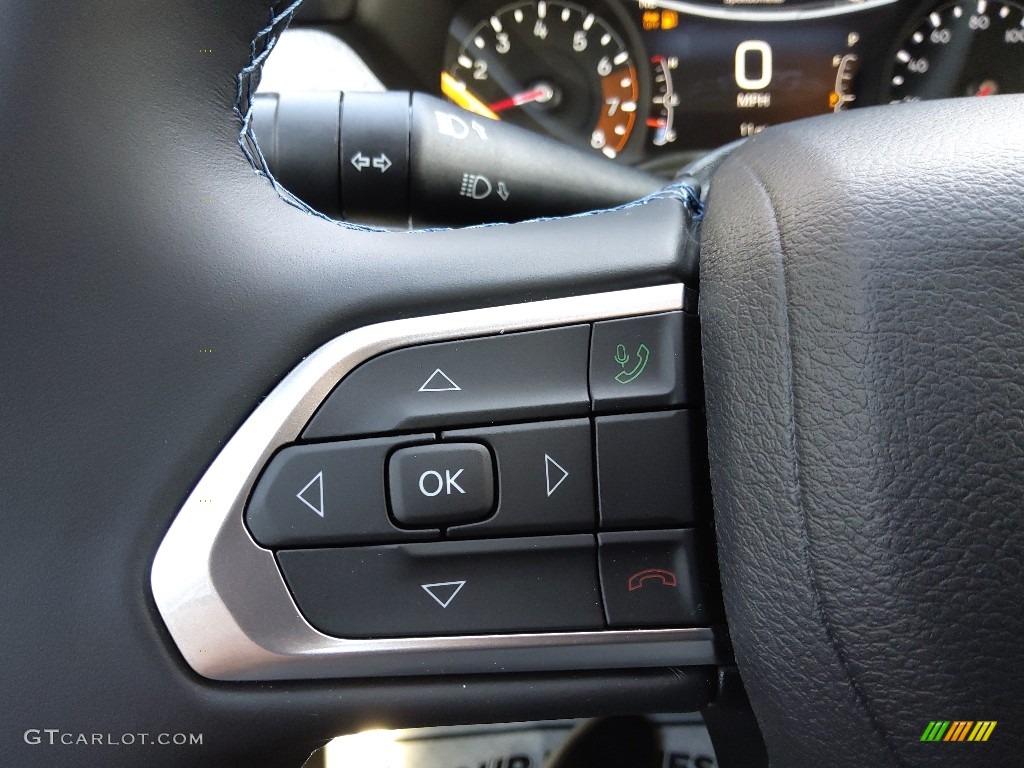 2022 Jeep Compass Latitude 4x4 Black Steering Wheel Photo #143277327