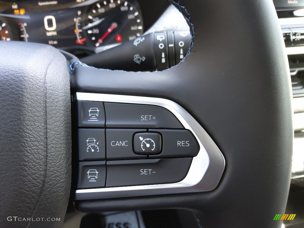 2022 Jeep Compass Latitude 4x4 Black Steering Wheel Photo #143277330