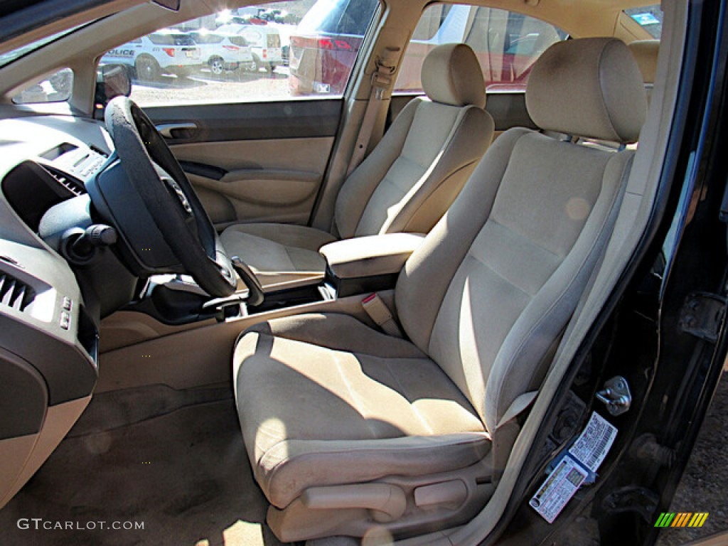 2006 Civic LX Sedan - Nighthawk Black Pearl / Ivory photo #3