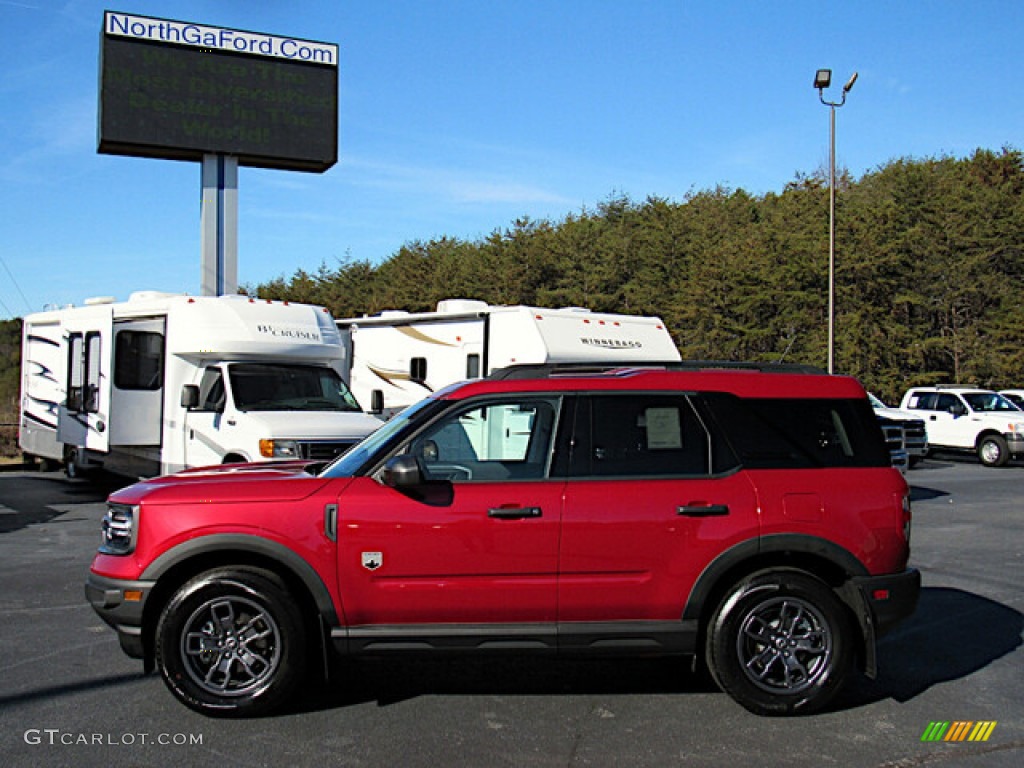 2021 Bronco Sport Big Bend 4x4 - Rapid Red Metallic / Ebony photo #2