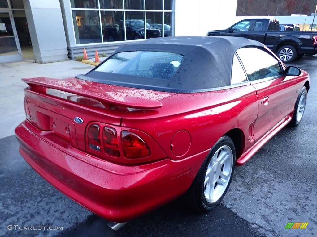 1998 Mustang GT Convertible - Laser Red / Black photo #2