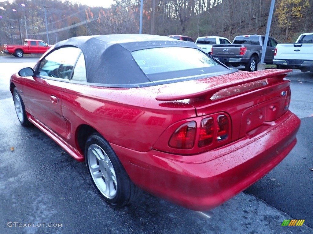 1998 Mustang GT Convertible - Laser Red / Black photo #5