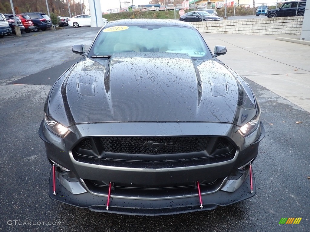 2015 Mustang GT Premium Coupe - Magnetic Metallic / Ceramic photo #8