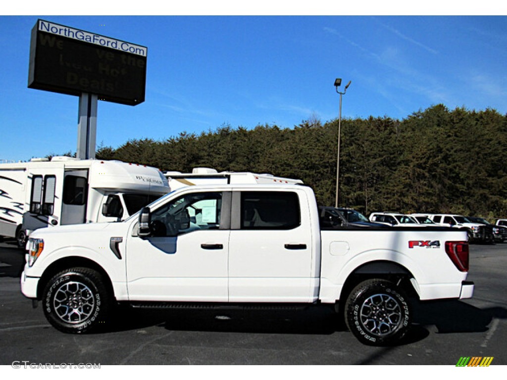 2021 F150 XLT SuperCrew 4x4 - Oxford White / Black photo #2
