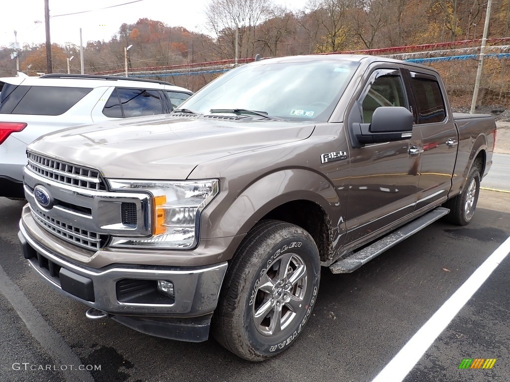 Stone Gray 2019 Ford F150 XLT SuperCrew 4x4 Exterior Photo #143280266