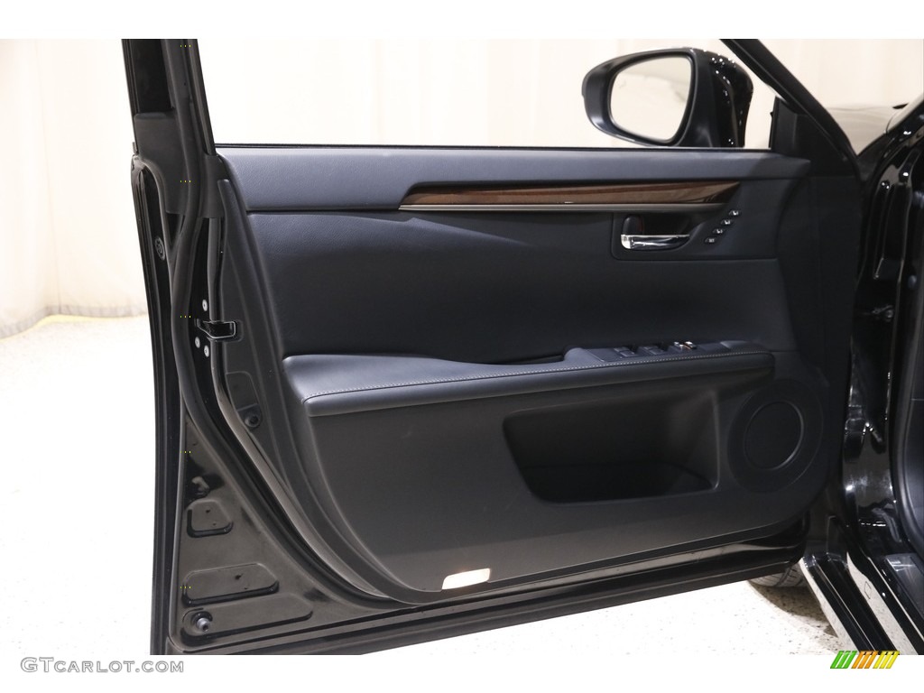 2015 Lexus ES 350 Sedan Black Door Panel Photo #143280428