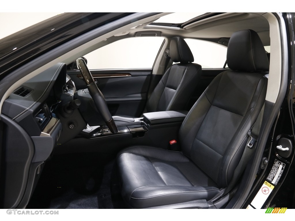 Black Interior 2015 Lexus ES 350 Sedan Photo #143280445