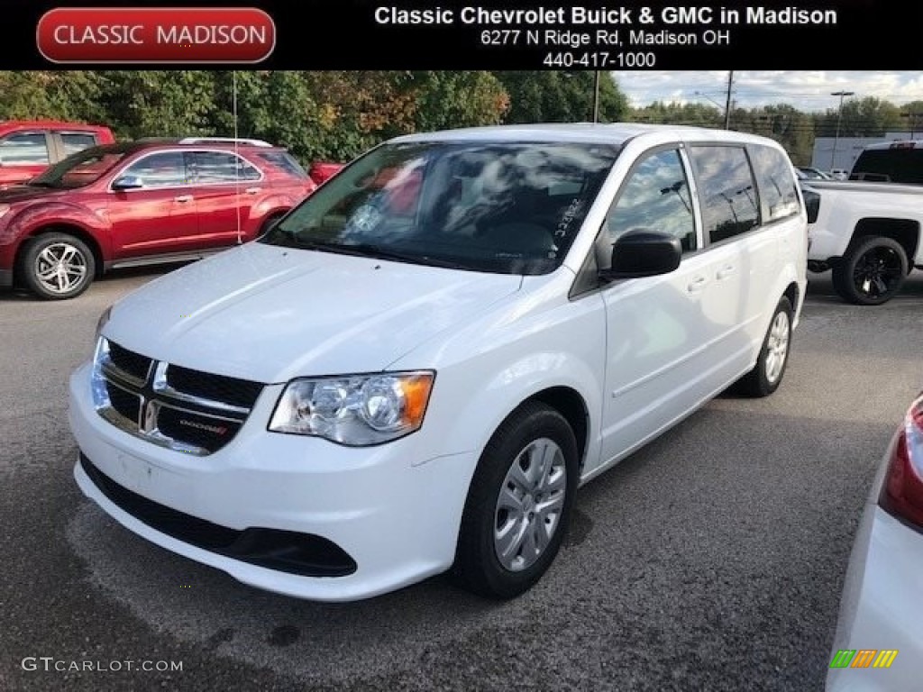 2015 Grand Caravan SE - Bright White / Black/Light Graystone photo #1