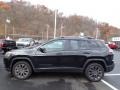 Diamond Black Crystal Pearl 2021 Jeep Cherokee Latitude Lux 4x4 Exterior